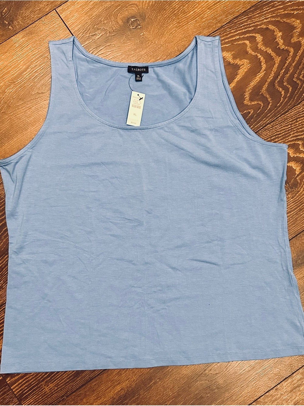 Talbots Sky Blue Scoop Neck Tank